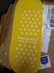 socks as packing materials